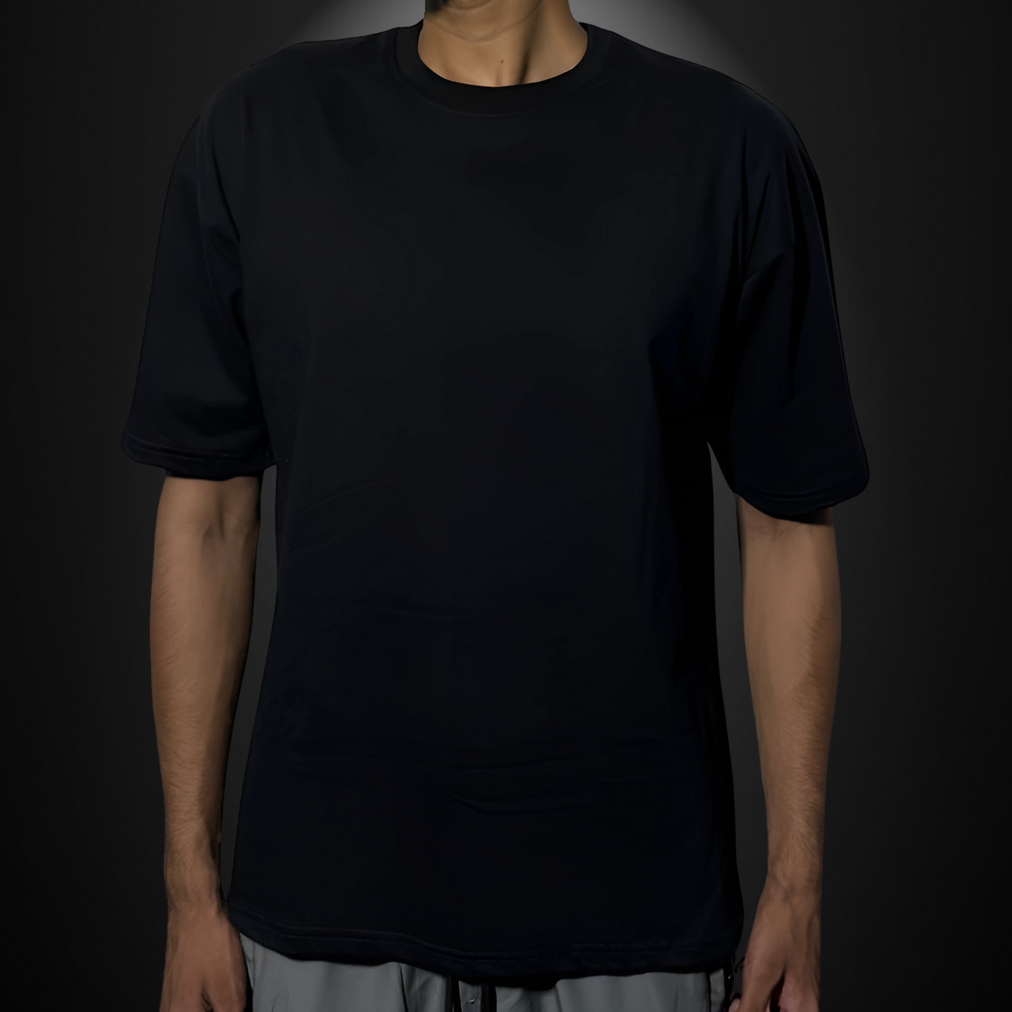 unisex Drop Shoulder Plain T-shirts