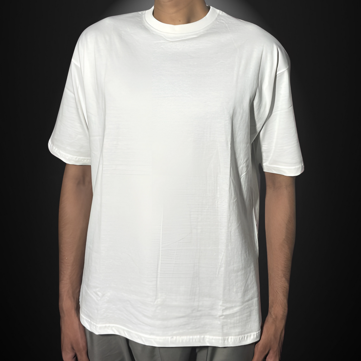 unisex Drop Shoulder Plain T-shirts