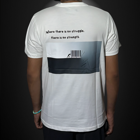 No struggle No strength back pritned T-shirt