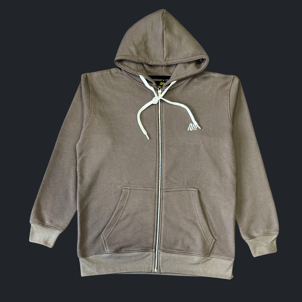 Unisex Drop Shoulder Zipper Hoodies