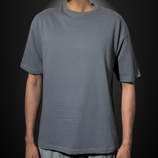 unisex Drop Shoulder Plain T-shirts